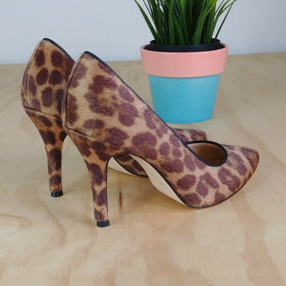 Nine West Leopard Print Heel Pointy Toe Size 6 - image 8